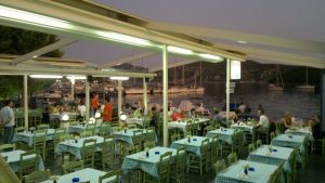 Tzitzikas Taverna in Porto Koufo, Sithonia, Halkidiki, Greece