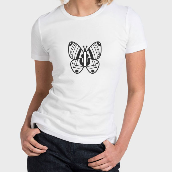 Hello T-Shirt Design 2020-008, Butterfly Symbol