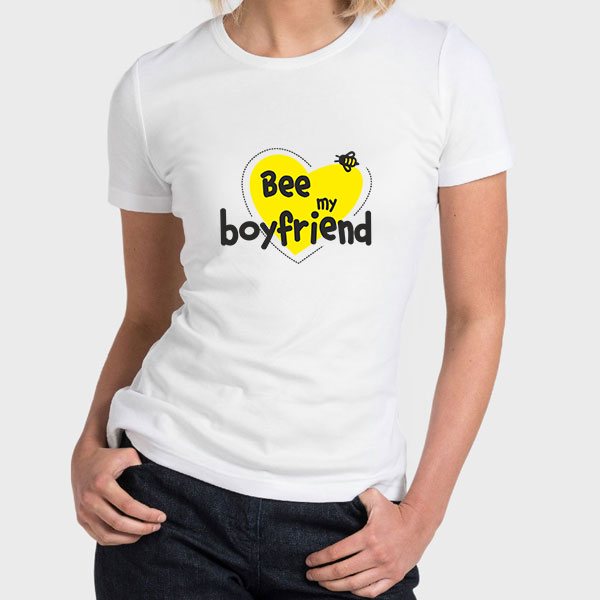 Hello T-Shirt Design 2020-2017B, Bee My Boyfriend