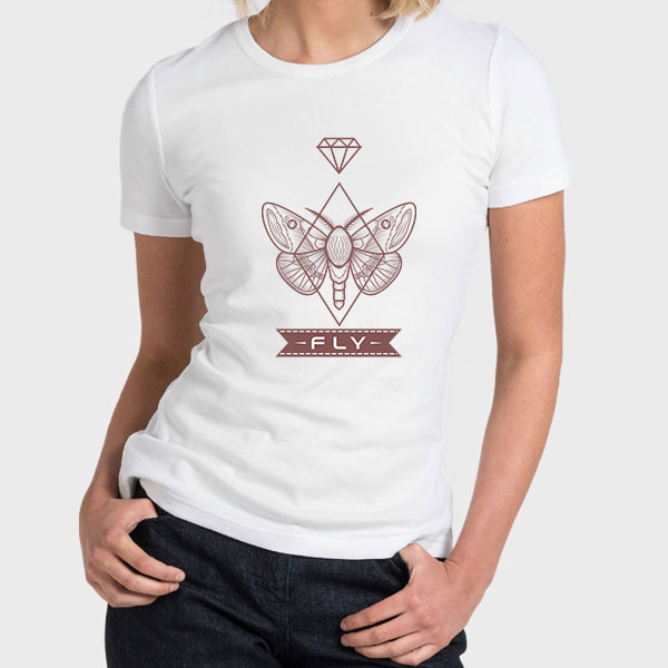 Hello T-Shirt Design 2020-2024, Butterfly and Diamond