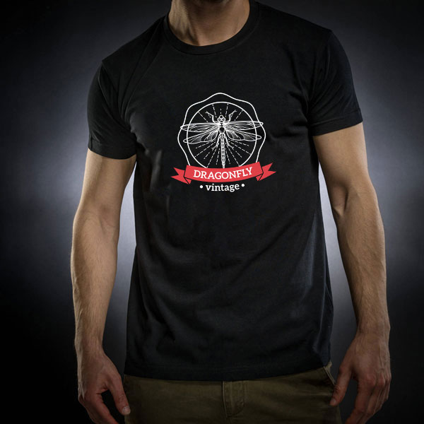 Hello T-Shirt Design 2020-2027, Dragonfly Vintage