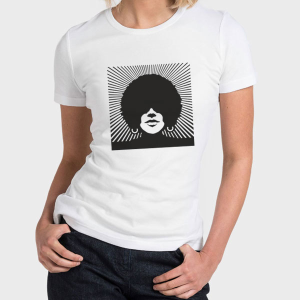 Hello T-Shirt Design 2020-2068, Afro Woman