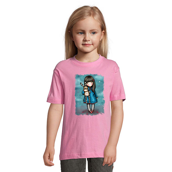 Tshirt for girls, Gorjiuss With A Doll 0009