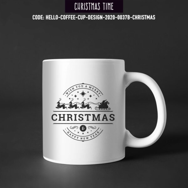 Χριστουγεννιάτικη Κούπα Τυπωμένη, 2020-0037B, Christmas