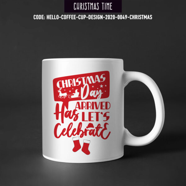 Χριστουγεννιάτικη Κούπα Τυπωμένη, 2020-0049, Christmas