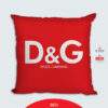 DOLCE & GABBANA, Μαξιλάρι Τυπωμένο, Σχέδιο 2021-3012, Hello Exclusive Design-Red
