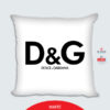 DOLCE & GABBANA, Μαξιλάρι Τυπωμένο, Σχέδιο 2021-3012, Hello Exclusive Design-White