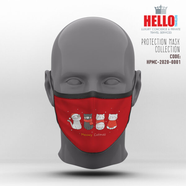 Υφασμάτινη Μάσκα Προστασίας, HPMC-2020-0001, Christmas