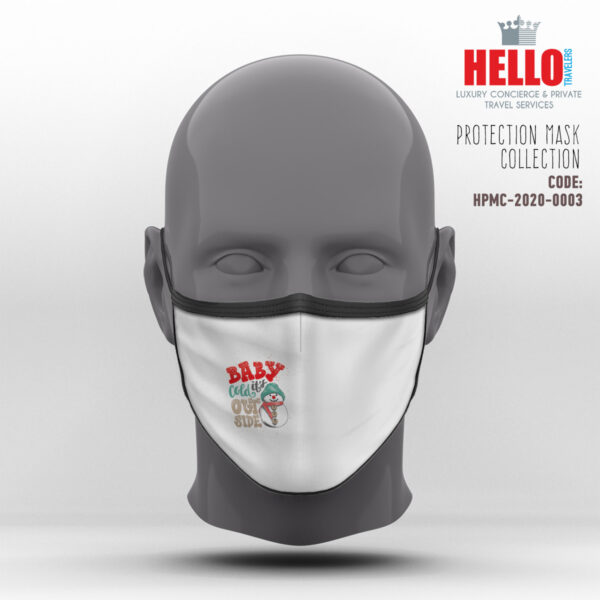 Υφασμάτινη Μάσκα Προστασίας, HPMC-2020-0003, Christmas