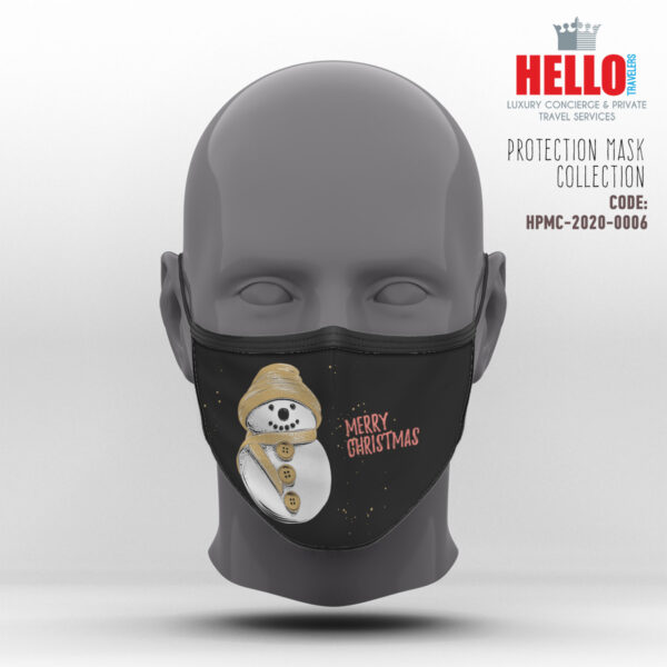 Υφασμάτινη Μάσκα Προστασίας, HPMC-2020-0006, Christmas