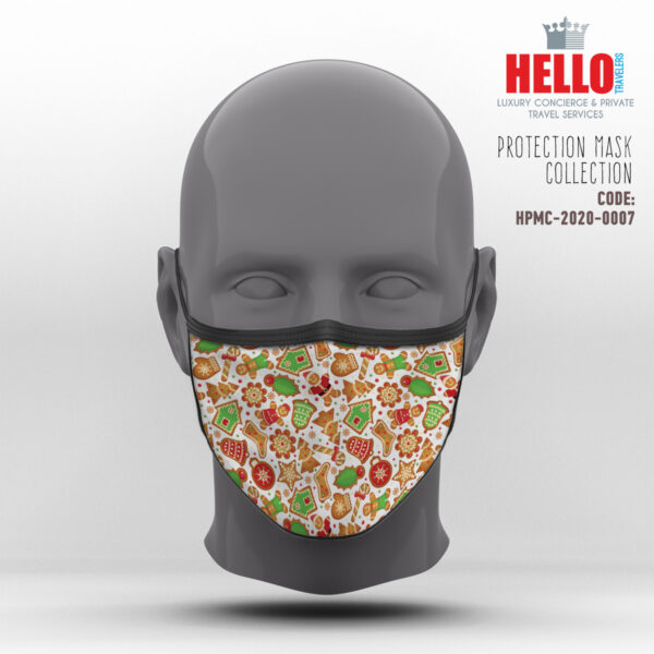 Υφασμάτινη Μάσκα Προστασίας, HPMC-2020-0007, Christmas