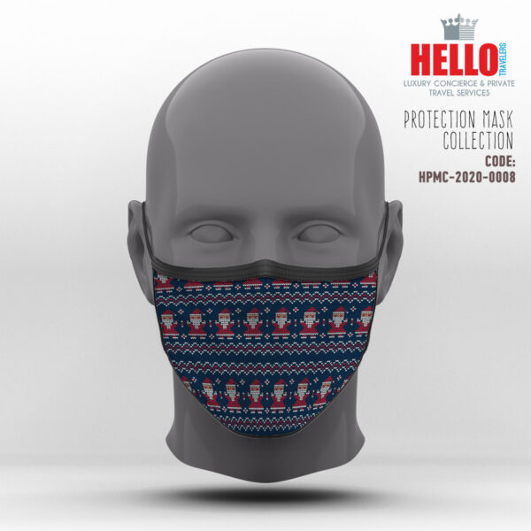 Υφασμάτινη Μάσκα Προστασίας, HPMC-2020-0008, Christmas