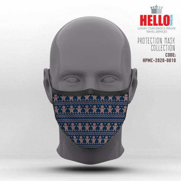 Υφασμάτινη Μάσκα Προστασίας, HPMC-2020-0010, Christmas