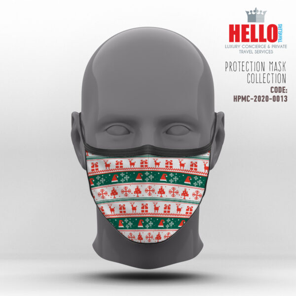 Υφασμάτινη Μάσκα Προστασίας, HPMC-2020-0013, Christmas