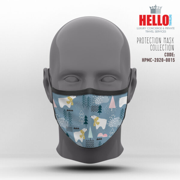 Υφασμάτινη Μάσκα Προστασίας, HPMC-2020-0015, Christmas
