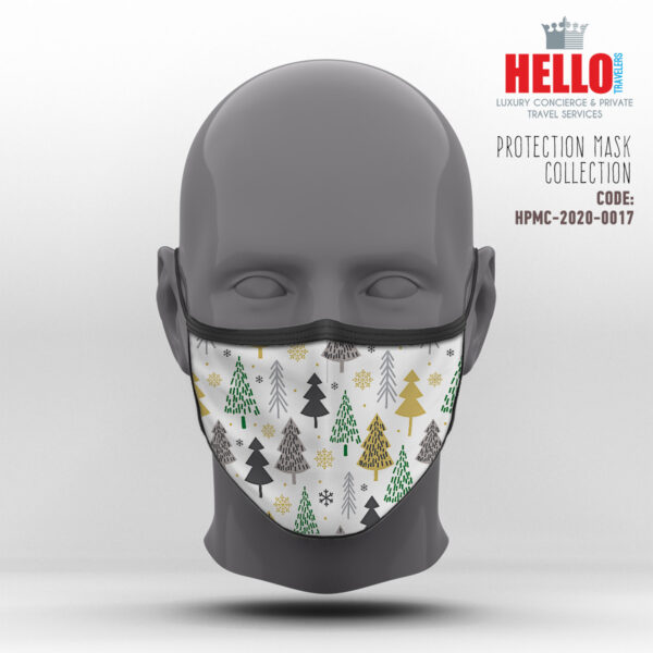 Υφασμάτινη Μάσκα Προστασίας, HPMC-2020-0017, Christmas