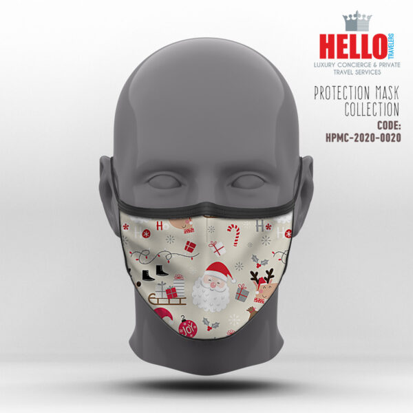 Υφασμάτινη Μάσκα Προστασίας, HPMC-2020-0020, Christmas