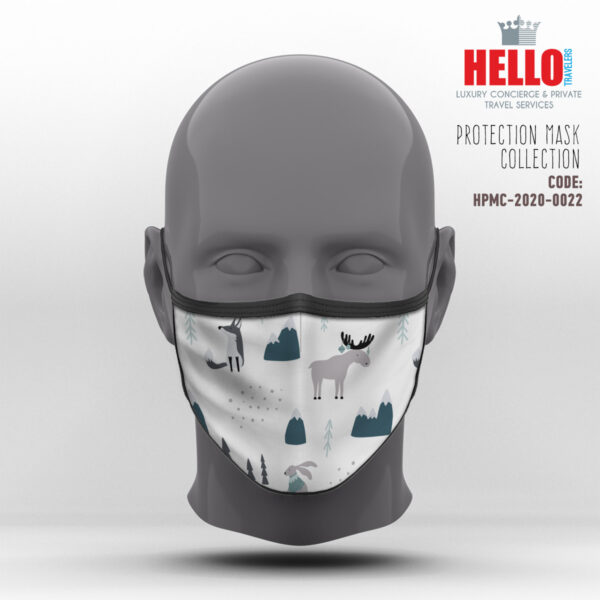 Υφασμάτινη Μάσκα Προστασίας, HPMC-2020-0022, Christmas