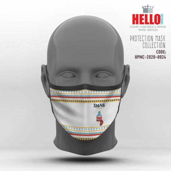 Υφασμάτινη Μάσκα Προστασίας, HPMC-2020-0024, Christmas