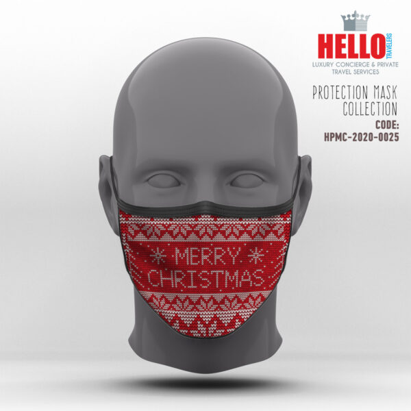 Υφασμάτινη Μάσκα Προστασίας, HPMC-2020-0025, Christmas