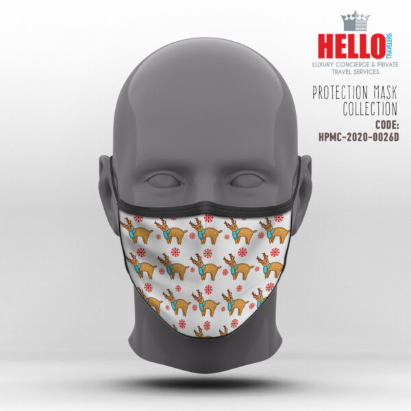 Υφασμάτινη Μάσκα Προστασίας, HPMC-2020-0026D, Christmas