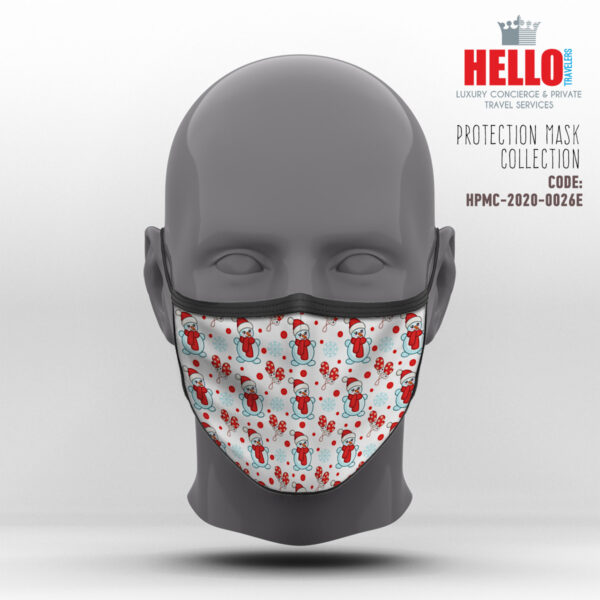 Υφασμάτινη Μάσκα Προστασίας, HPMC-2020-0026E, Christmas