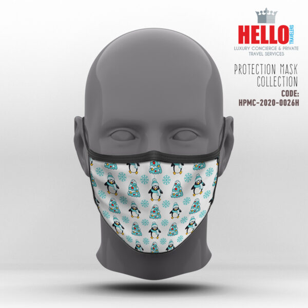 Υφασμάτινη Μάσκα Προστασίας, HPMC-2020-0026H, Christmas