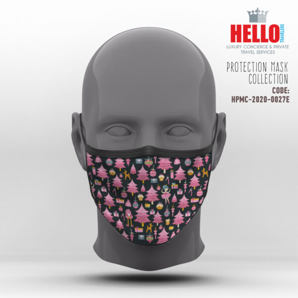 Υφασμάτινη Μάσκα Προστασίας, HPMC-2020-0027E, Christmas