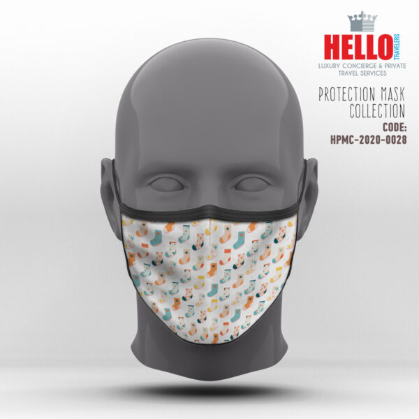 Υφασμάτινη Μάσκα Προστασίας, HPMC-2020-0028, Christmas
