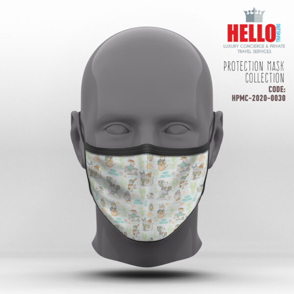 Υφασμάτινη Μάσκα Προστασίας, HPMC-2020-0030, Christmas