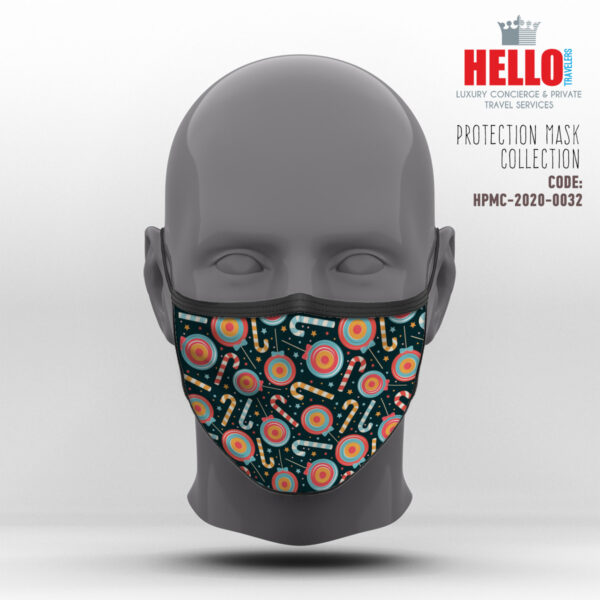Υφασμάτινη Μάσκα Προστασίας, HPMC-2020-0032, Christmas