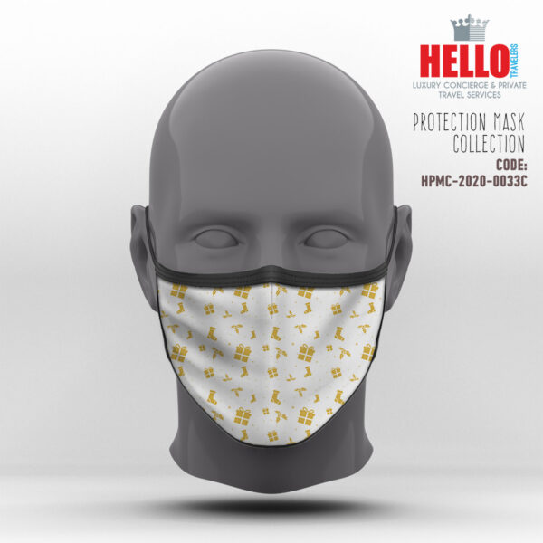 Υφασμάτινη Μάσκα Προστασίας, HPMC-2020-0033C, Christmas