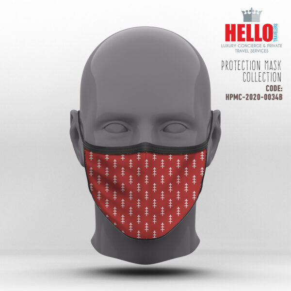 Υφασμάτινη Μάσκα Προστασίας, HPMC-2020-0034B, Christmas