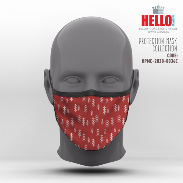 Υφασμάτινη Μάσκα Προστασίας, HPMC-2020-0034C, Christmas