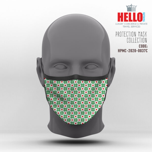 Υφασμάτινη Μάσκα Προστασίας, HPMC-2020-0037C, Christmas