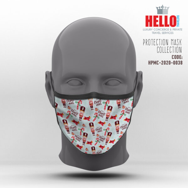 Υφασμάτινη Μάσκα Προστασίας, HPMC-2020-0038, Christmas