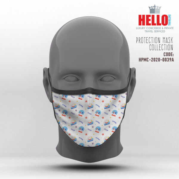 Υφασμάτινη Μάσκα Προστασίας, HPMC-2020-0039A, Christmas