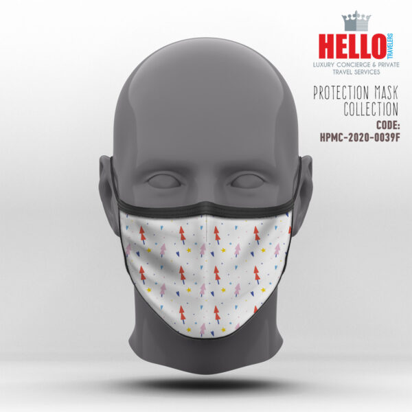 Υφασμάτινη Μάσκα Προστασίας, HPMC-2020-0039F, Christmas
