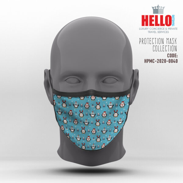 Υφασμάτινη Μάσκα Προστασίας, HPMC-2020-0040, Christmas