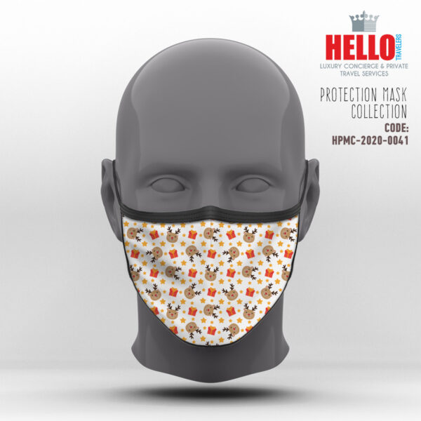 Υφασμάτινη Μάσκα Προστασίας, HPMC-2020-0041, Christmas