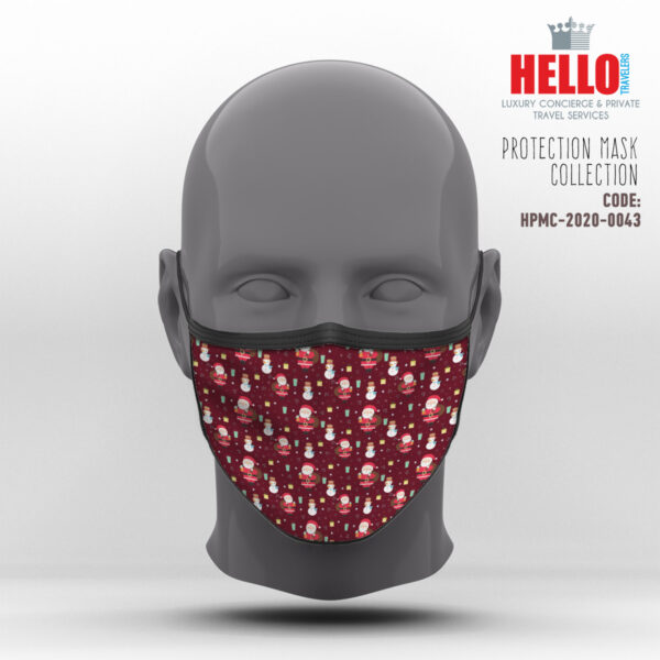 Υφασμάτινη Μάσκα Προστασίας, HPMC-2020-0043, Christmas