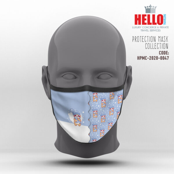 Υφασμάτινη Μάσκα Προστασίας, HPMC-2020-0047, Christmas