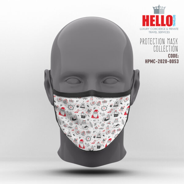 Υφασμάτινη Μάσκα Προστασίας, HPMC-2020-0053, Christmas