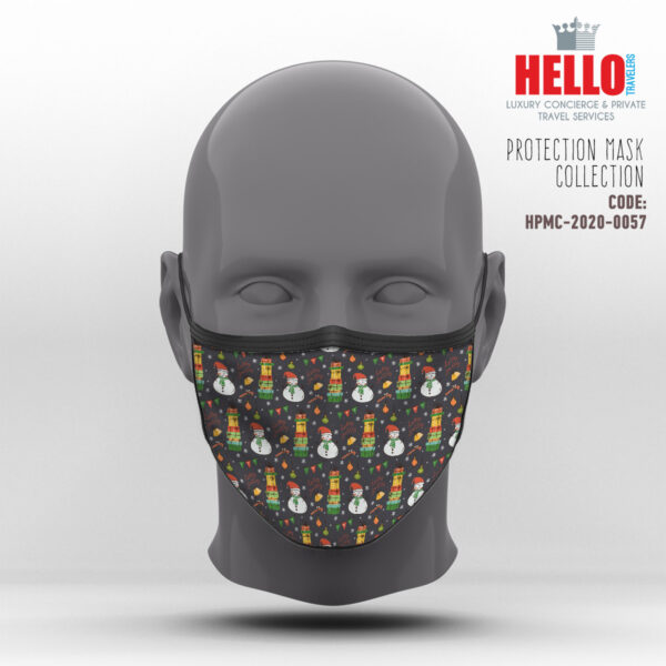 Υφασμάτινη Μάσκα Προστασίας, HPMC-2020-0057, Christmas
