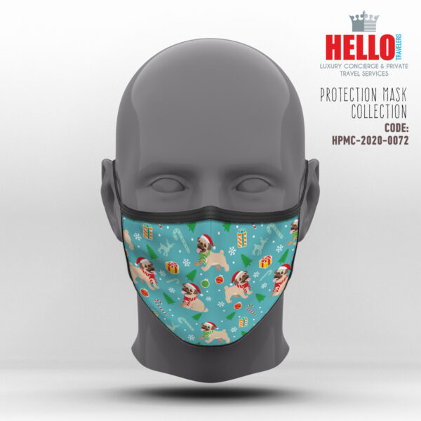 Υφασμάτινη Μάσκα Προστασίας, HPMC-2020-0072, Christmas