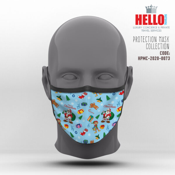 Υφασμάτινη Μάσκα Προστασίας, HPMC-2020-0073, Christmas