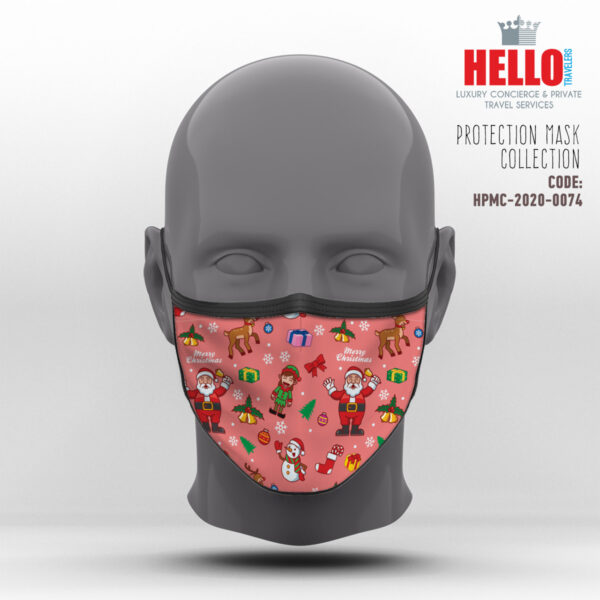 Υφασμάτινη Μάσκα Προστασίας, HPMC-2020-0074, Christmas