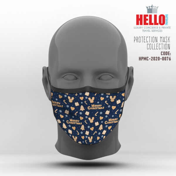 Υφασμάτινη Μάσκα Προστασίας, HPMC-2020-0076, Christmas
