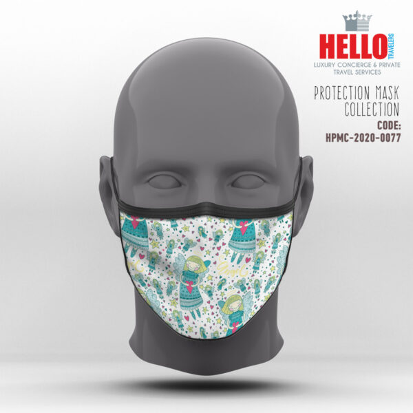 Υφασμάτινη Μάσκα Προστασίας, HPMC-2020-0077, Christmas