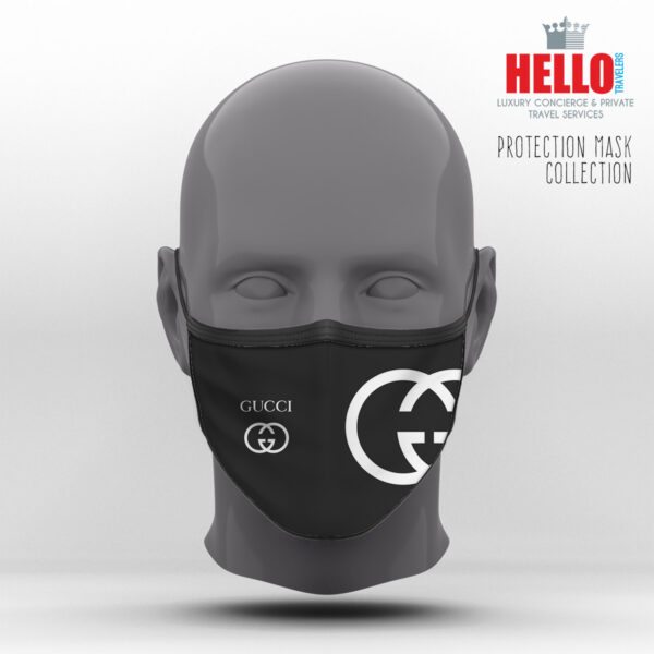 Υφασμάτινη Μάσκα Προστασίας GUCCII, Hello Exclusive Design-2021-3001